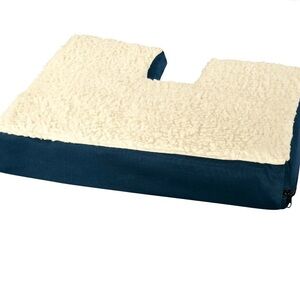 Coccyx Gel Seat Cushion with Fleece Top